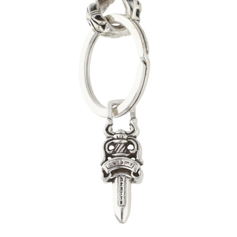 Chrome Hearts Short Extra Keychain Silver Wallet Size ONE SIZE