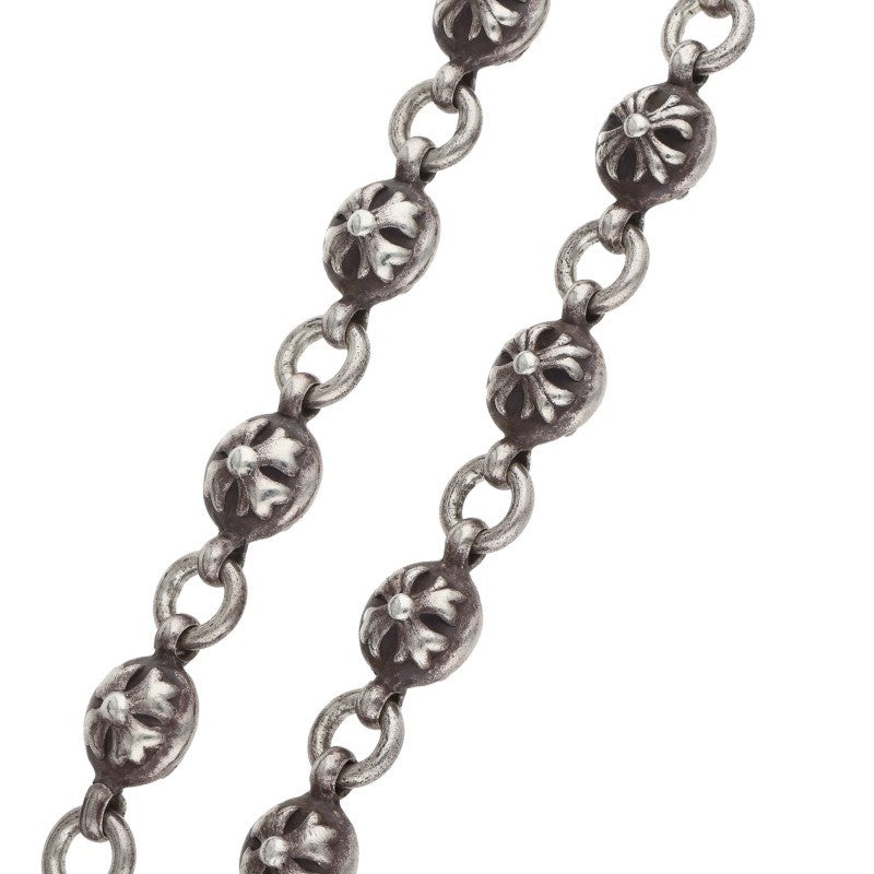 Chrome Hearts #1 Cross Ball 1 Clip Silver Wallet Chain