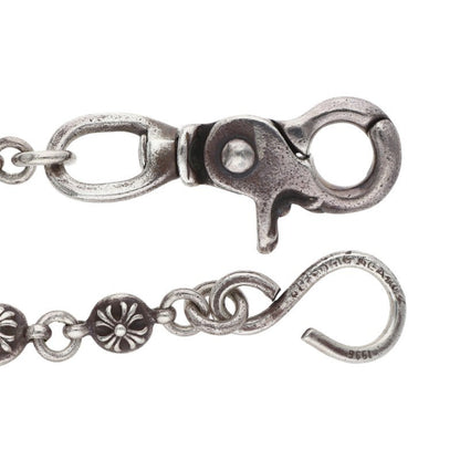 Chrome Hearts #1 Cross Ball 1 Clip Silver Wallet Chain