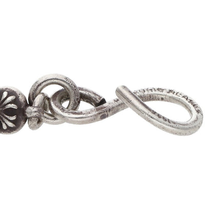 Chrome Hearts #1 Cross Ball 1 Clip Silver Wallet Chain