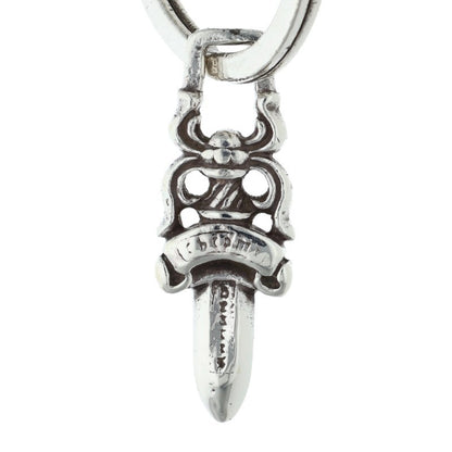 Chrome Hearts Large Cross #5 Silver Keyring Size ONE SIZE