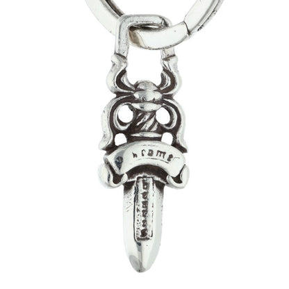 Chrome Hearts Large Cross #5 Silver Keyring Size ONE SIZE