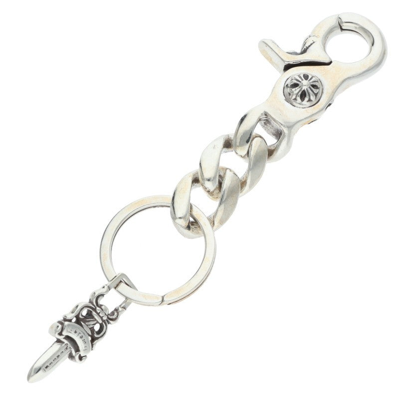 Chrome Hearts Short Classic Keychain Silver Wallet Size ONE SIZE