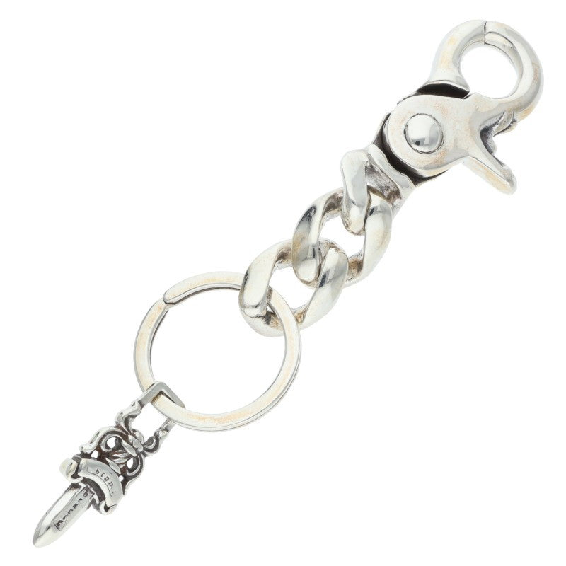 Chrome Hearts Short Classic Keychain Silver Wallet Size ONE SIZE