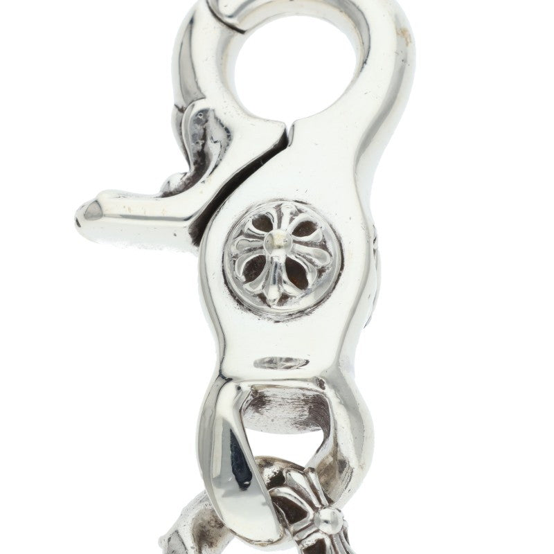 Chrome Hearts CLP CHN FANCY-S Silver Keychain Wallet Size ONE SIZE