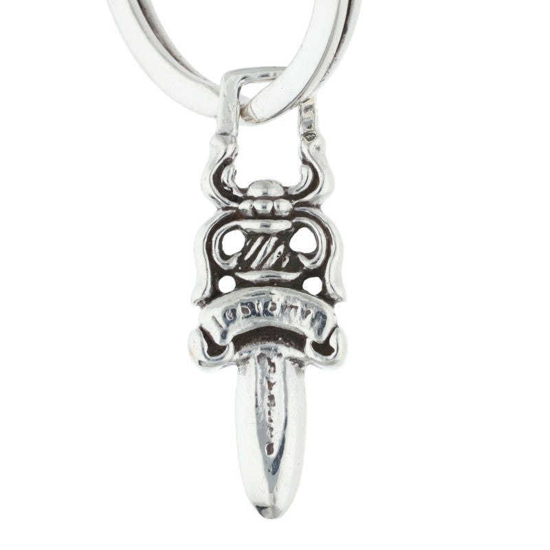 Chrome Hearts CLP CHN FANCY-S Silver Keychain Wallet Size ONE SIZE