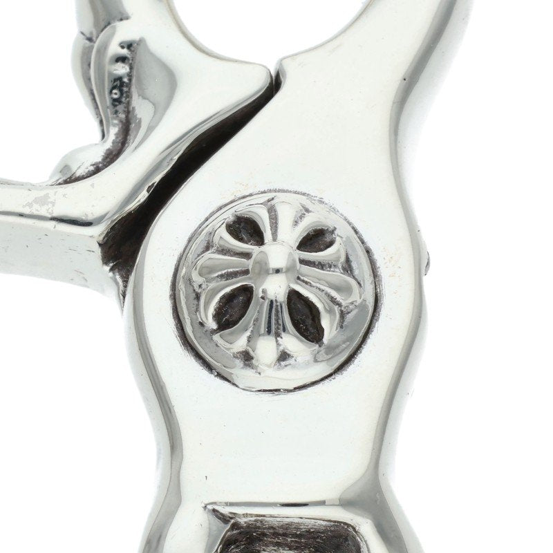 Chrome Hearts Short Classic Link Silver Keychain Wallet