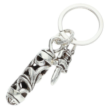 Chrome Hearts ROLLER #5 DGGR Silver Keychain Wallet Size ONE SIZE