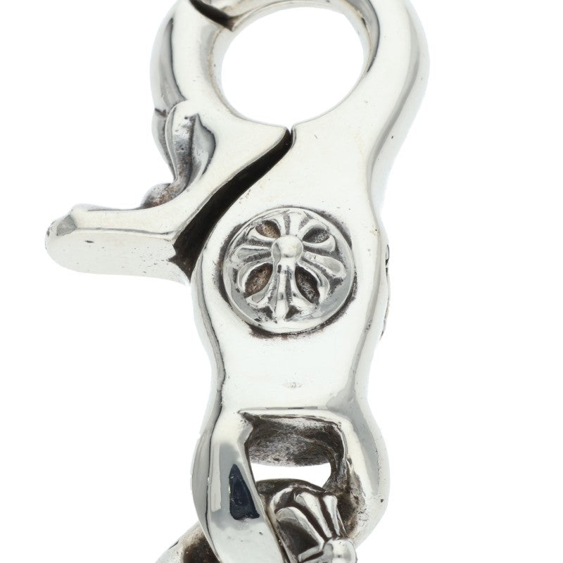 Chrome Hearts CLP CHN FANCY-S Silver Keychain Wallet Size ONE SIZE