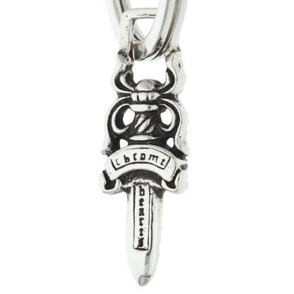Chrome Hearts CLP CHN FANCY-S Silver Keychain Wallet Size ONE SIZE