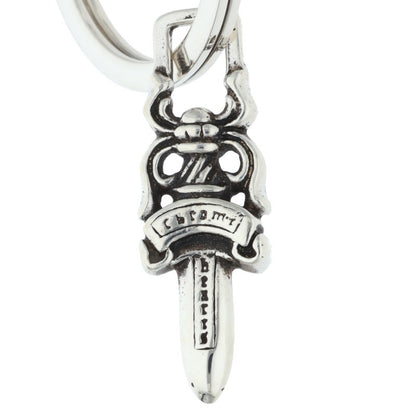 Chrome Hearts CLP CHN FANCY-S Silver Keychain Wallet Size ONE SIZE