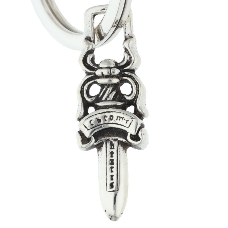 Chrome Hearts CLP CHN FANCY-S Silver Keychain Wallet Size ONE SIZE