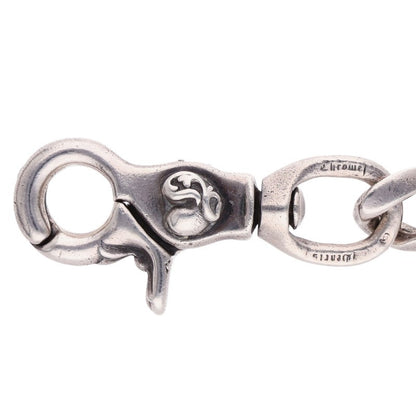 Chrome Hearts Silver Classic Long Heart 2 Clip Wallet Chain