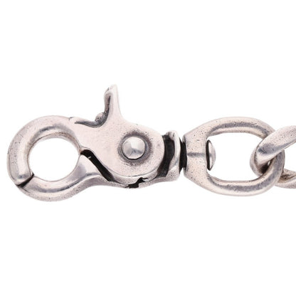 Chrome Hearts Silver Classic Long Heart 2 Clip Wallet Chain