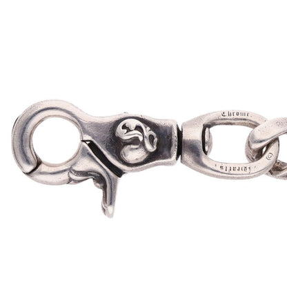 Chrome Hearts Silver Classic Long Heart 2 Clip Wallet Chain