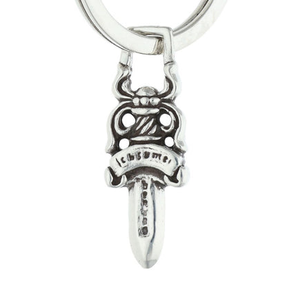 Chrome Hearts CLP CHN XFANCY-S Silver Keychain Wallet Size ONE SIZE