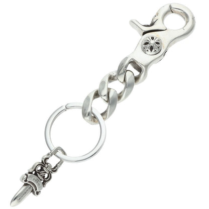 Chrome Hearts Short Classic Keychain Silver Wallet Size ONE SIZE