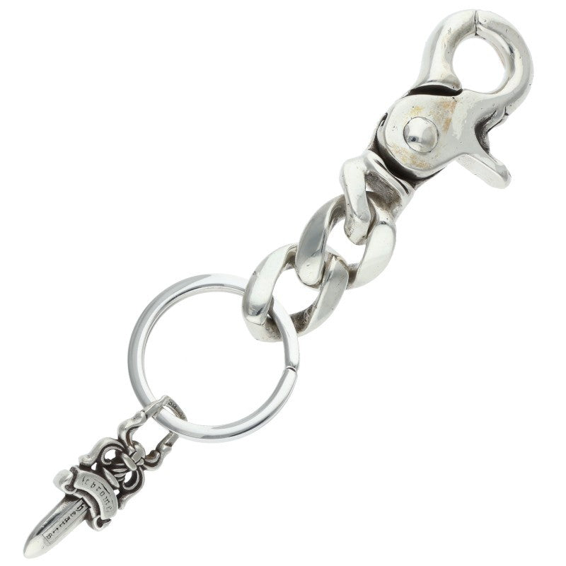 Chrome Hearts Short Classic Keychain Silver Wallet Size ONE SIZE