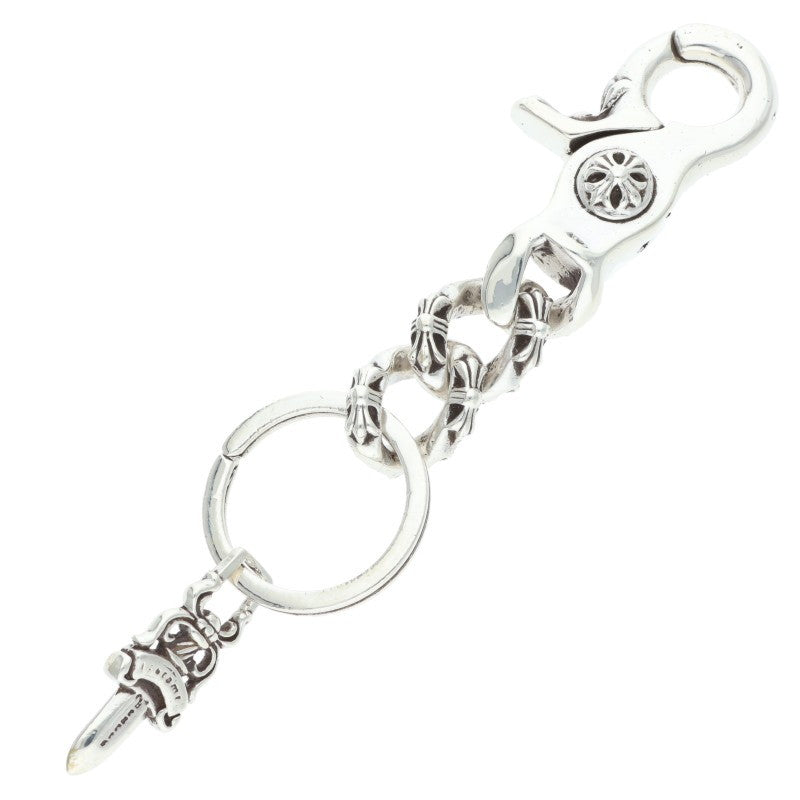 Chrome Hearts CLP CHN XFANCY-S Silver Link Keychain Wallet
