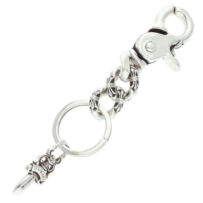 Chrome Hearts CLP CHN XFANCY-S Silver Link Keychain Wallet