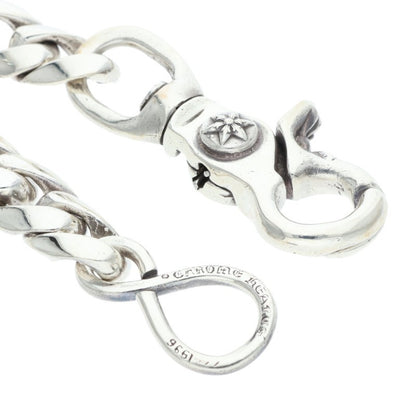 Chrome Hearts 925 Silver 1 Clip Short Classic Wallet Chain