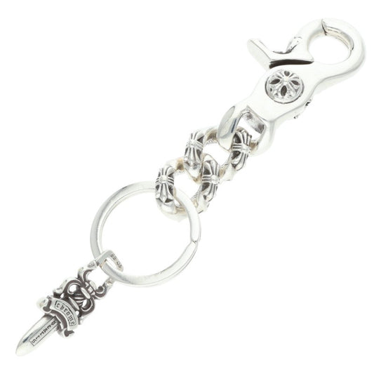 Chrome Hearts CLP CHN XFANCY-S Silver Keychain Wallet