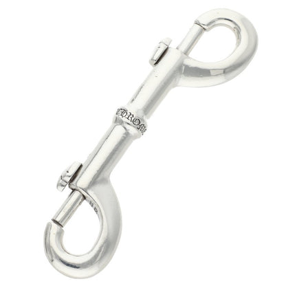 Chrome Hearts Double Clip Silver Key Chain