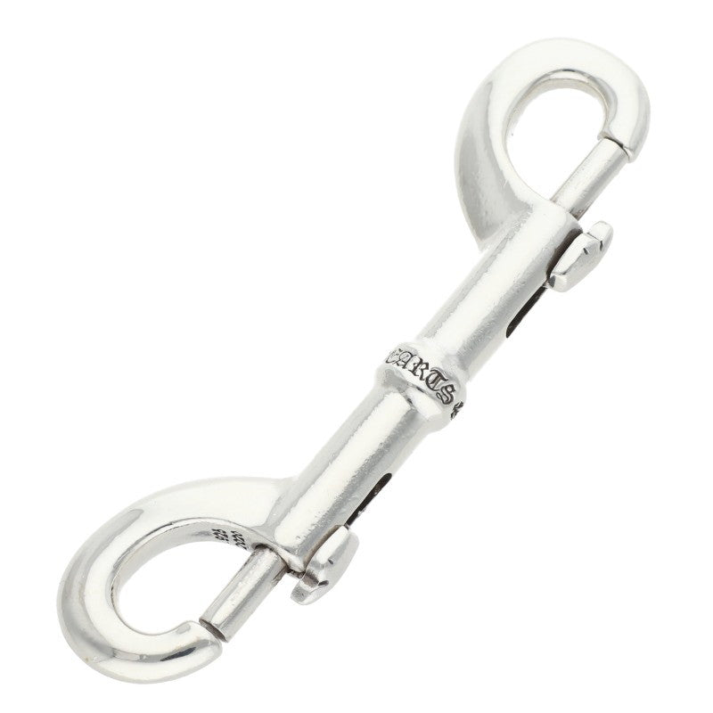 Chrome Hearts Double Clip Silver Key Chain