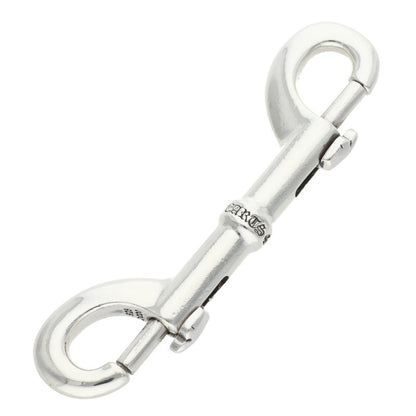 Chrome Hearts Double Clip Silver Key Chain