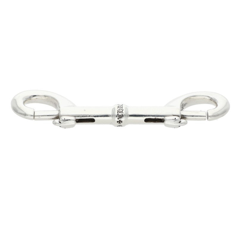 Chrome Hearts Double Clip Silver Key Chain