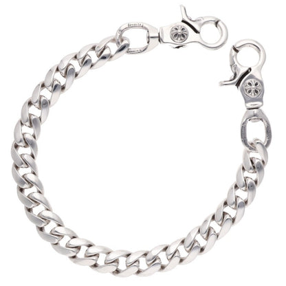 Chrome Hearts 925 Silver Classic 2-Clip Wallet Chain