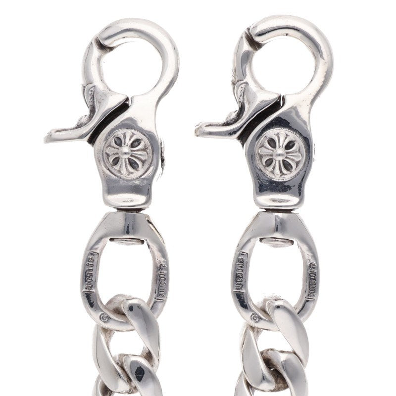 Chrome Hearts 925 Silver Classic 2-Clip Wallet Chain