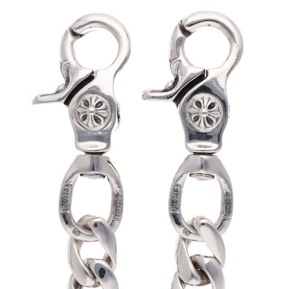 Chrome Hearts 925 Silver Classic 2-Clip Wallet Chain