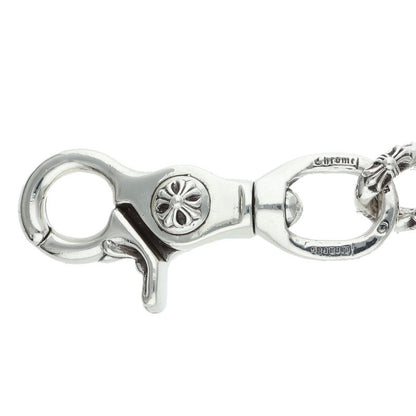 Chrome Hearts 1 Clip Short Fancy Wallet Chain Silver