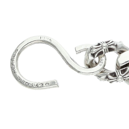 Chrome Hearts 1 Clip Short Fancy Wallet Chain Silver