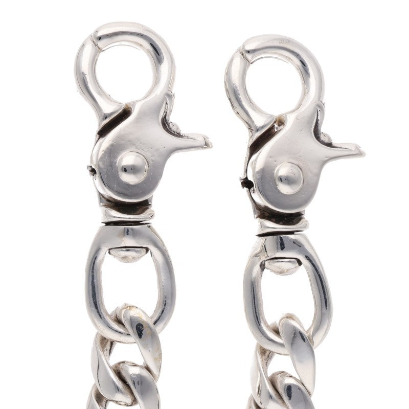 Chrome Hearts 925 Silver Classic 2-Clip Wallet Chain