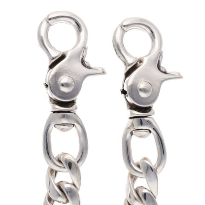 Chrome Hearts 925 Silver Classic 2-Clip Wallet Chain