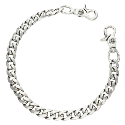 Chrome Hearts 925 Silver 2-Clip Long Classic Wallet Chain