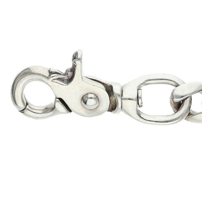 Chrome Hearts 925 Silver 2-Clip Long Classic Wallet Chain