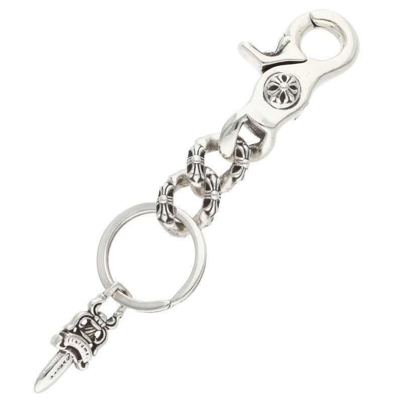 Chrome Hearts CLP CHN XFANCY-S Silver Keychain Wallet