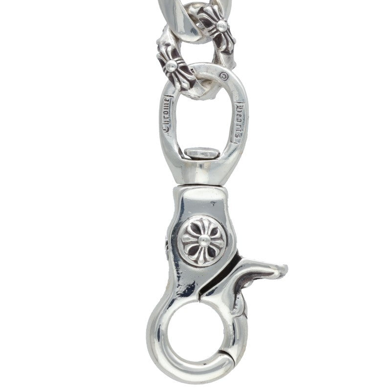 Chrome Hearts CLP CHN FANCY-L Silver Keychain Wallet