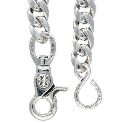 Chrome Hearts 925 Silver 1 Clip Short Classic Wallet Chain