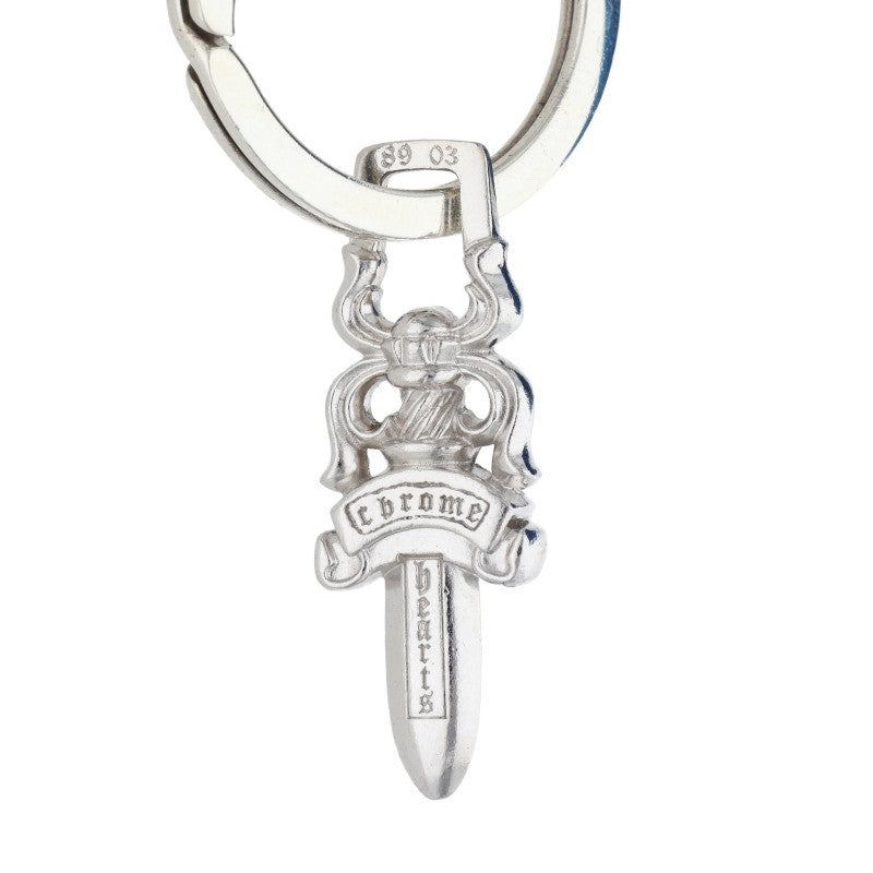 Chrome Hearts Fuzzy Dice Cross Ball Button Key Chain Wallet