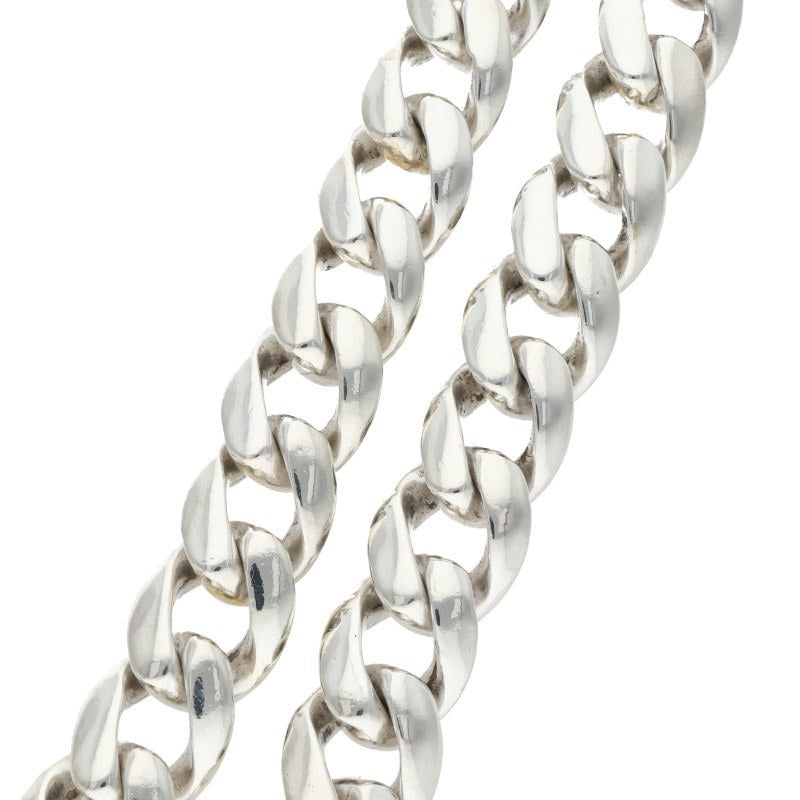 Chrome Hearts 2-Clip Short Classic Silver Wallet Chain