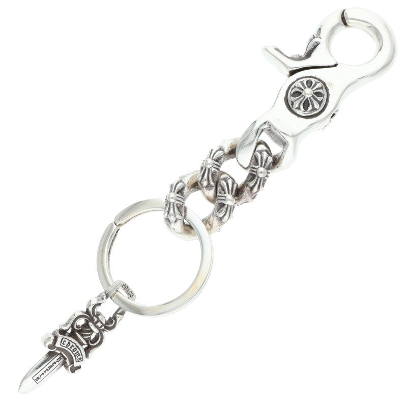 Chrome Hearts CLP CHN XFANCY-S 925 Silver Keychain Wallet