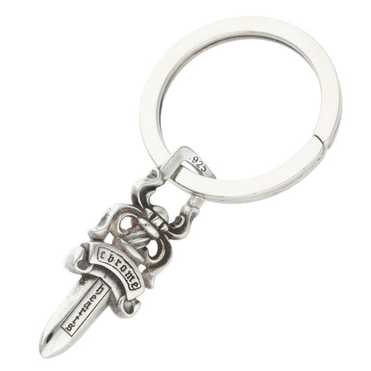 Chrome Hearts #5 Dagger Sterling Silver Key Ring Wallet