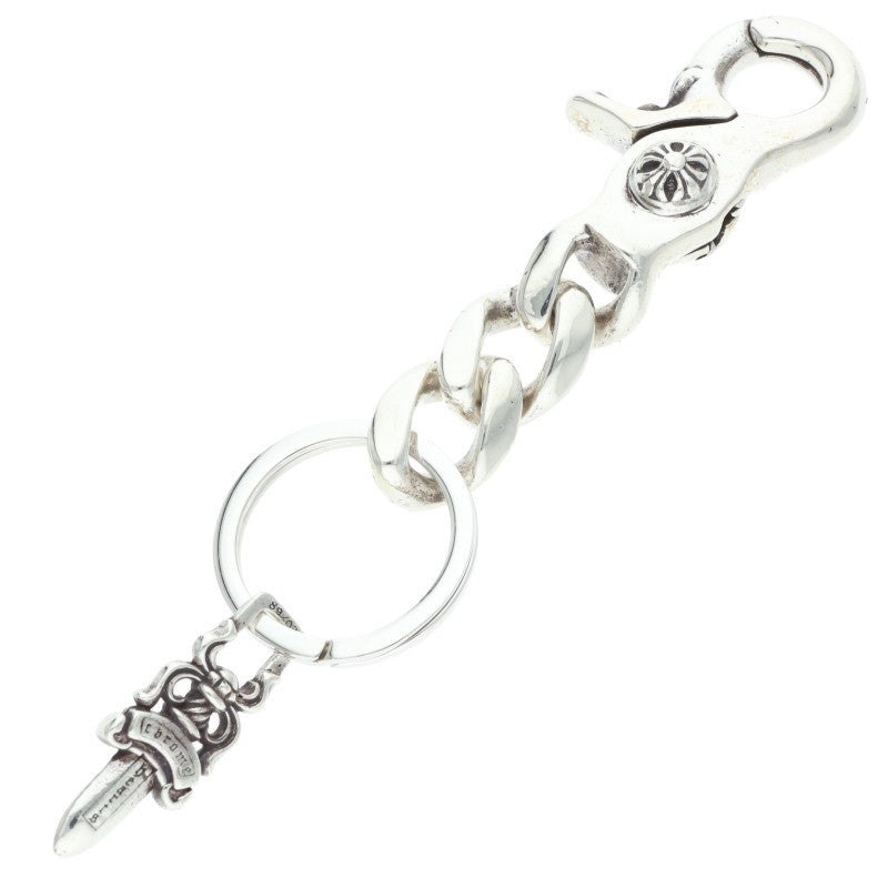 Chrome Hearts CLP CHN CLASSIC-S Short Silver Keychain Wallet