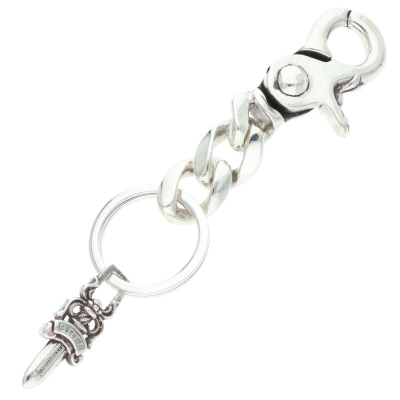 Chrome Hearts CLP CHN CLASSIC-S Short Silver Keychain Wallet