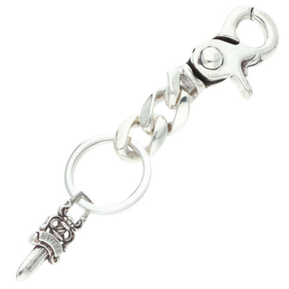 Chrome Hearts CLP CHN CLASSIC-S Short Silver Keychain Wallet