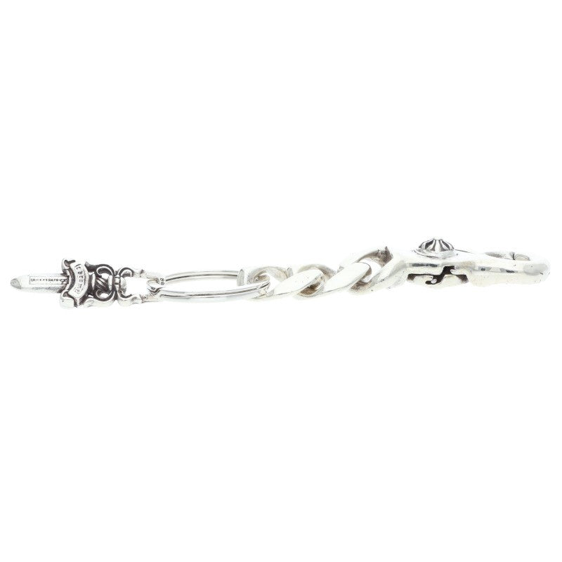 Chrome Hearts CLP CHN CLASSIC-S Short Silver Keychain Wallet